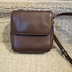 HOBO International Brown Leather Crossbody Bag